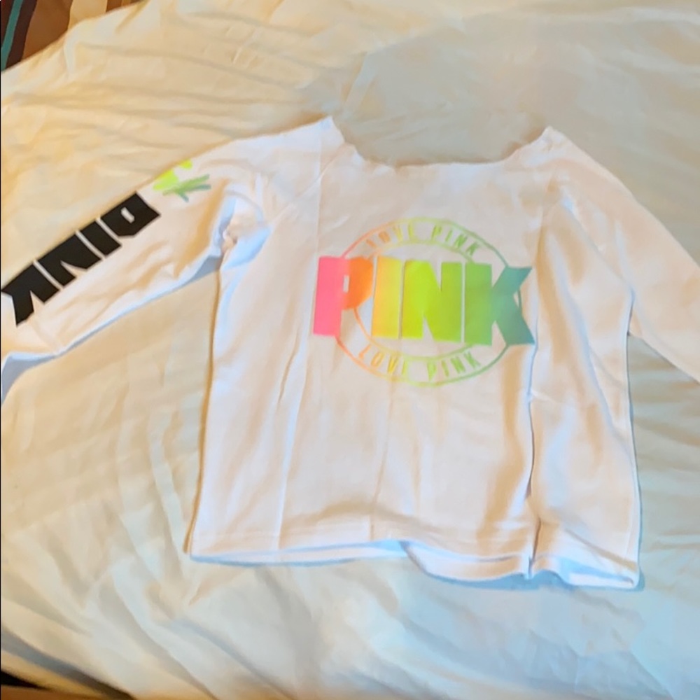 Victoria secret pink slouchy crew